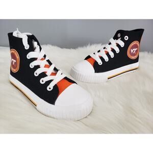 NEW SIZE 11 / 12 Virginia Tech Hokies Youth Shoes High Top‎ Foco Kids Boy Girl